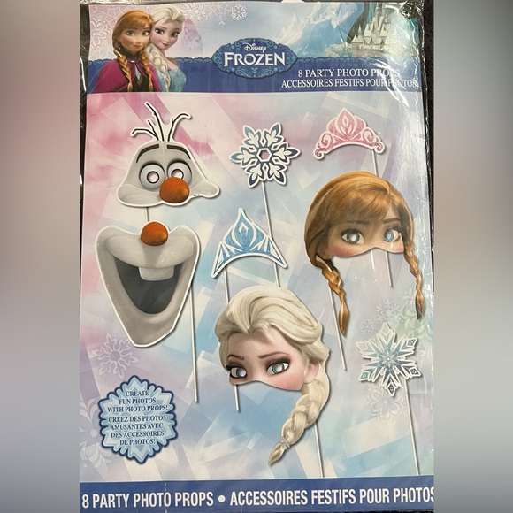 Disney Photo Props Bundle of 3-8 piece sets. Disney Princess, Frozen, & Minnie - Picture 4 of 4